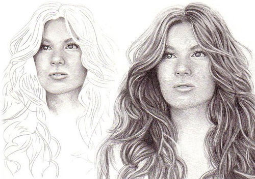 Amazing Pencil Drawings of Hair - Fine Art Blogger