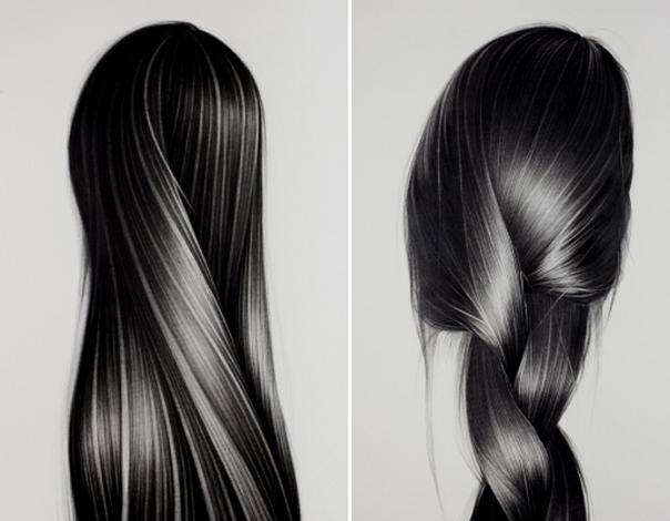Amazing Pencil Drawings of Hair - Fine Art Blogger