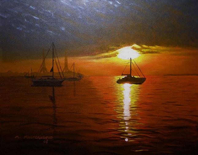  - sunset-painting-michele-mastrangelo