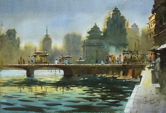 Indian Watercolor Paintings Fine Art Blogger - Best Watercolor Paints For Beginners India