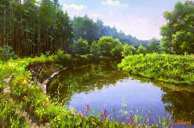 Russian Landscape Paintings By Dmitry, Russian Landscape Paintings